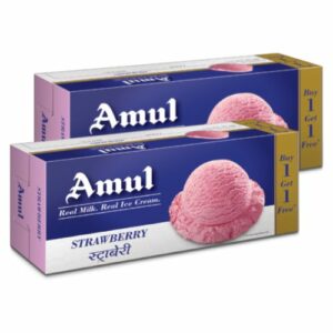 Amul Ice Cream Strawberry Combo Pack