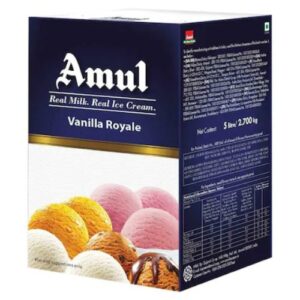 Amul Ice Cream 5 Kg Family Pack Box